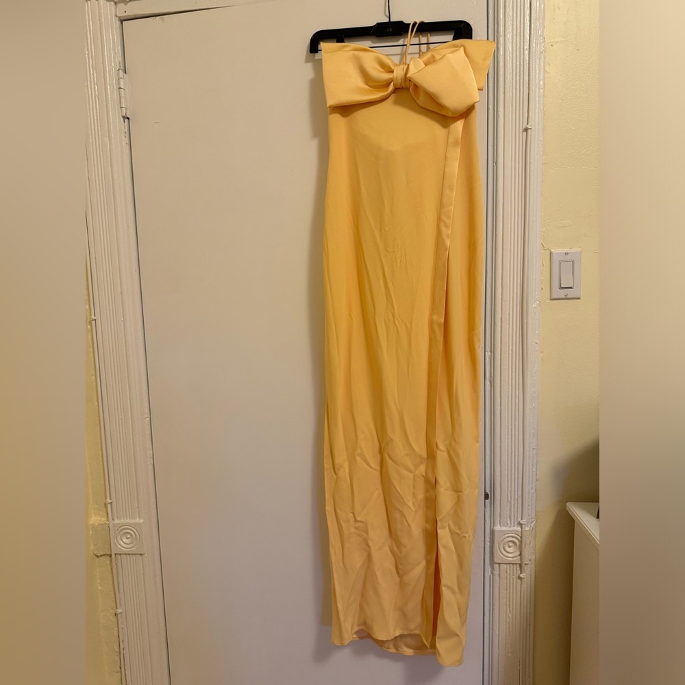 Mango dress with bow